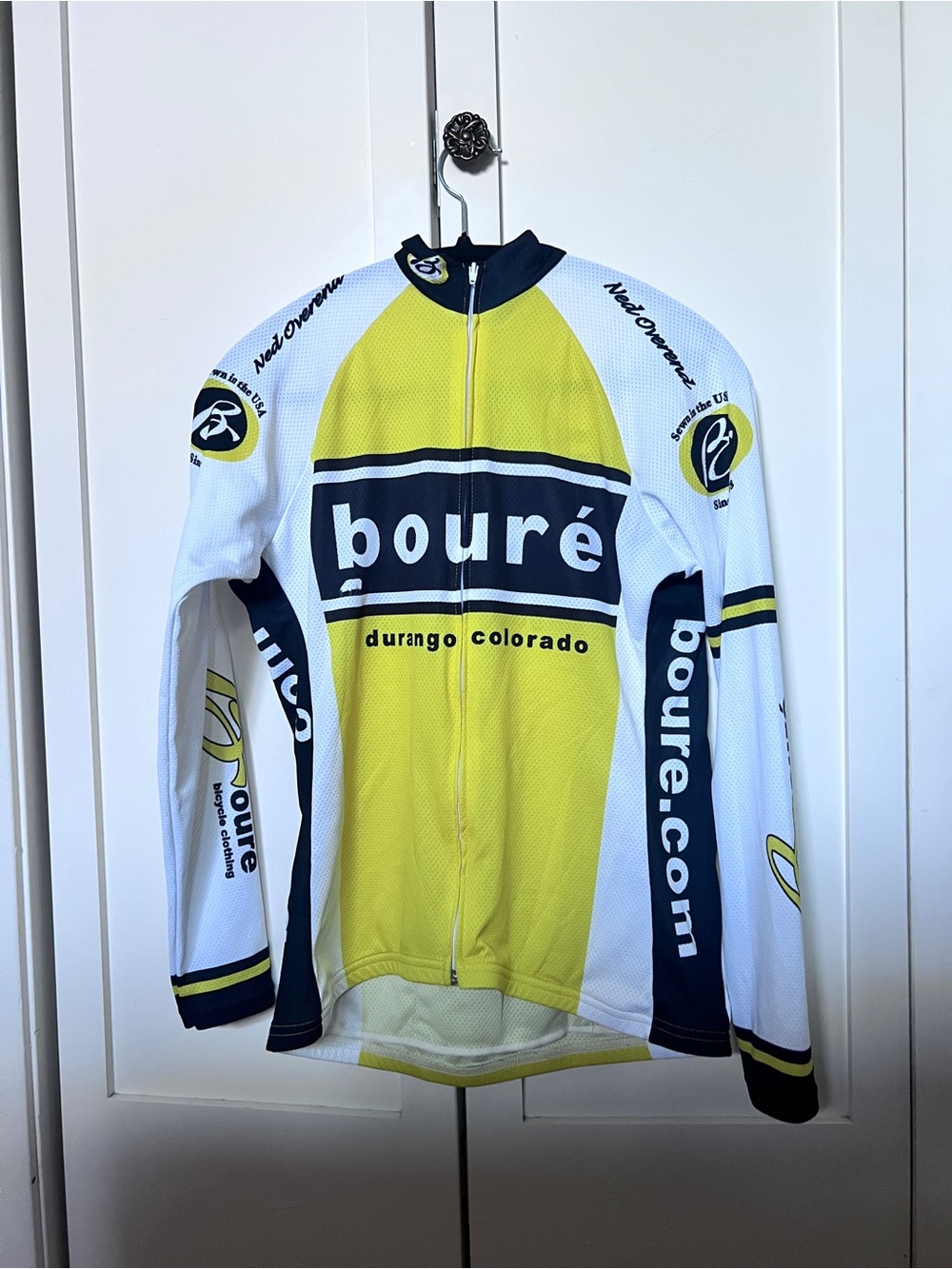 bouré Durango Colorado Yellow & White Cycling Jersey